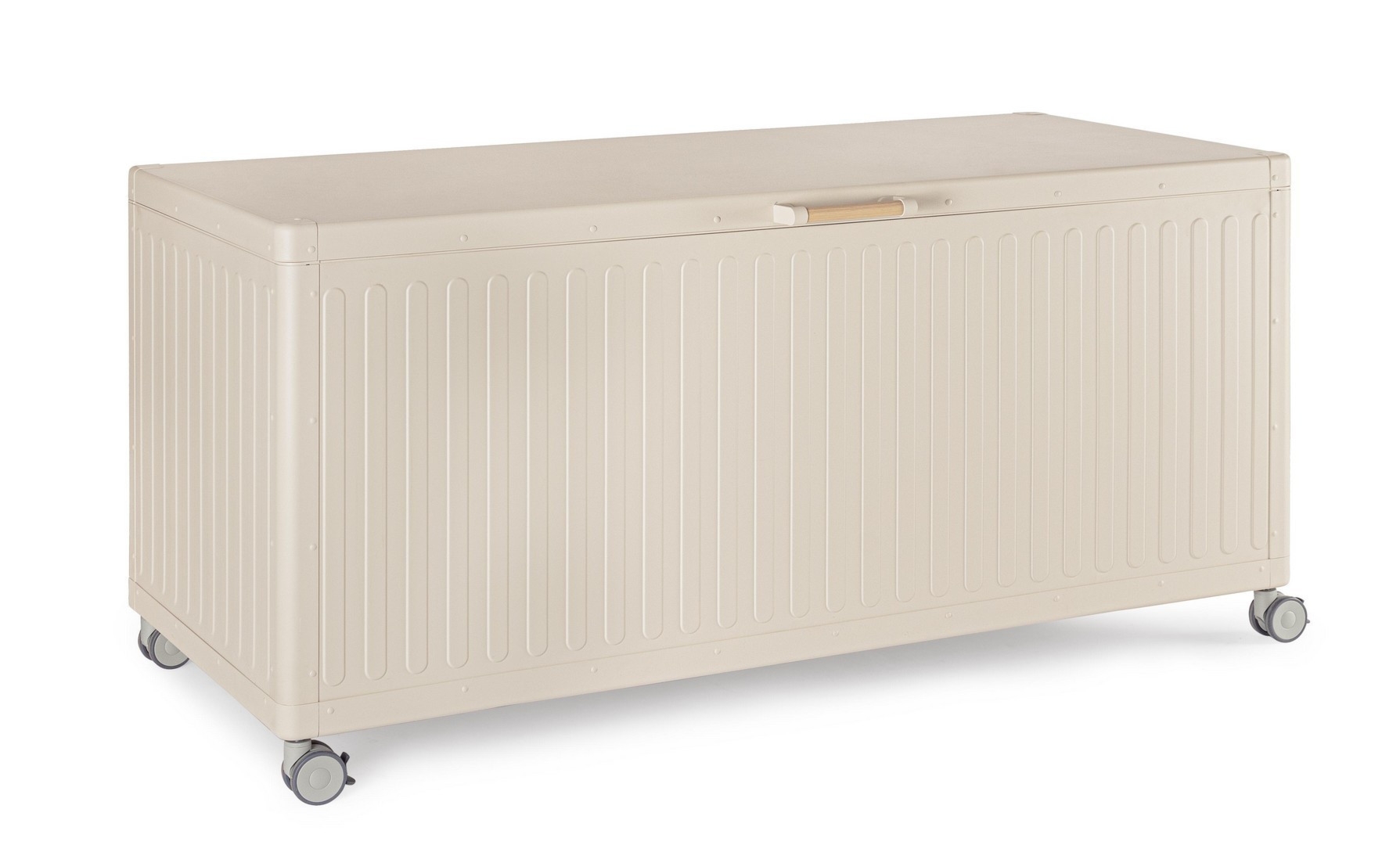 Skrzynia ogrodowa OCEAN jedwabisty 164.8x72 aluminiowa Bizzotto