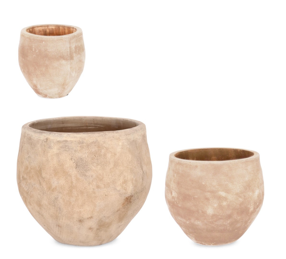 Zestaw donic ogrodowych MINH Ø22,Ø32,Ø42 z terakoty Bizzotto