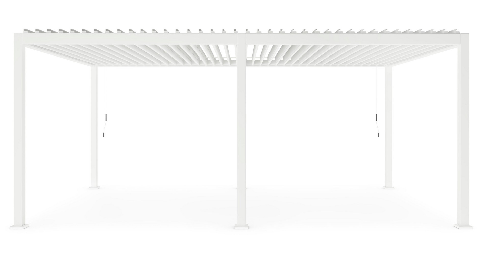 Pergola ogrodowa MAREA biała 600x300 z aluminium Bizzotto