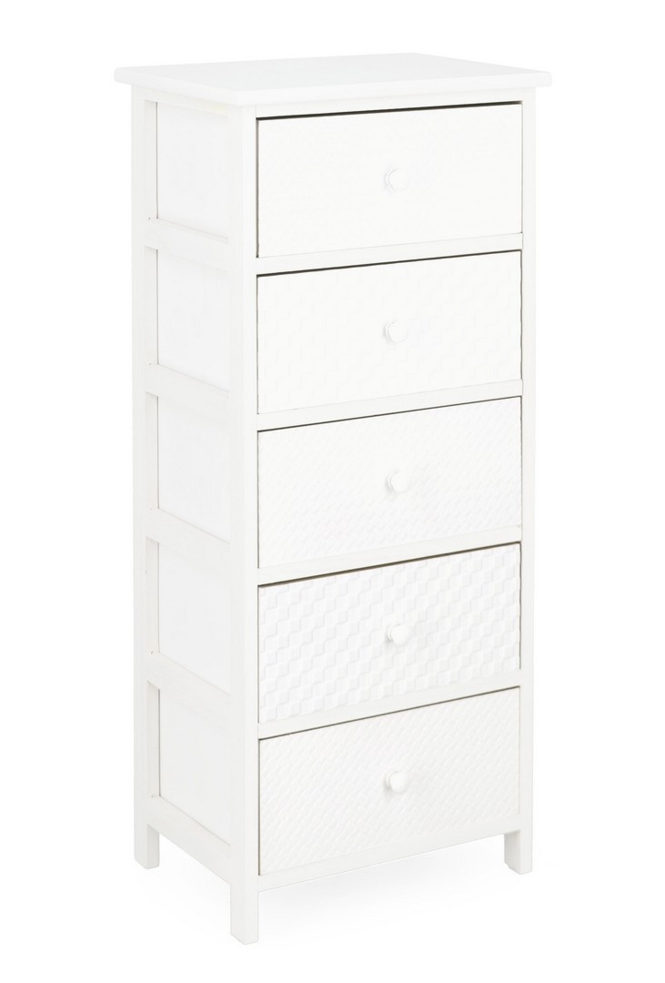 Komoda Nadya naturalna 40x29x90h cm drewno paulownia Bizzotto