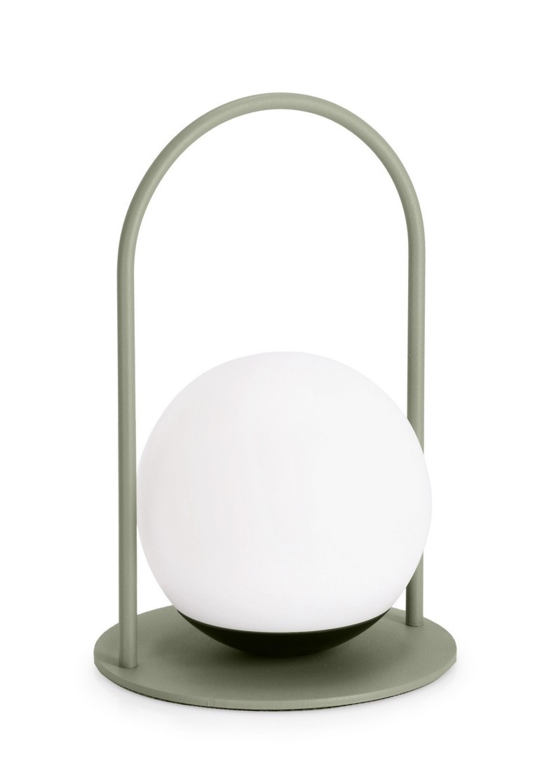 Lampa LED PANSY zielona Ø13 metalowa Bizzotto