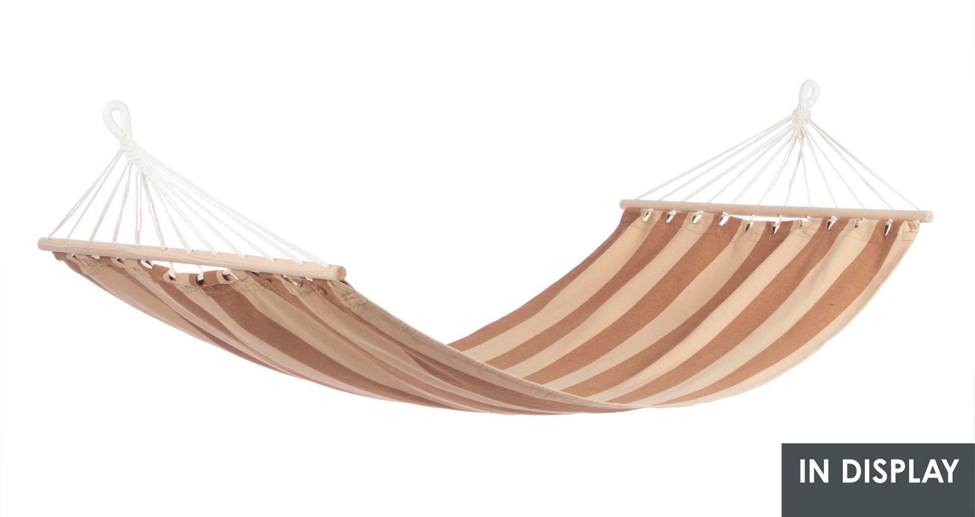 Hamak RELAX beżowy 100x200 z polibawełny Bizzotto