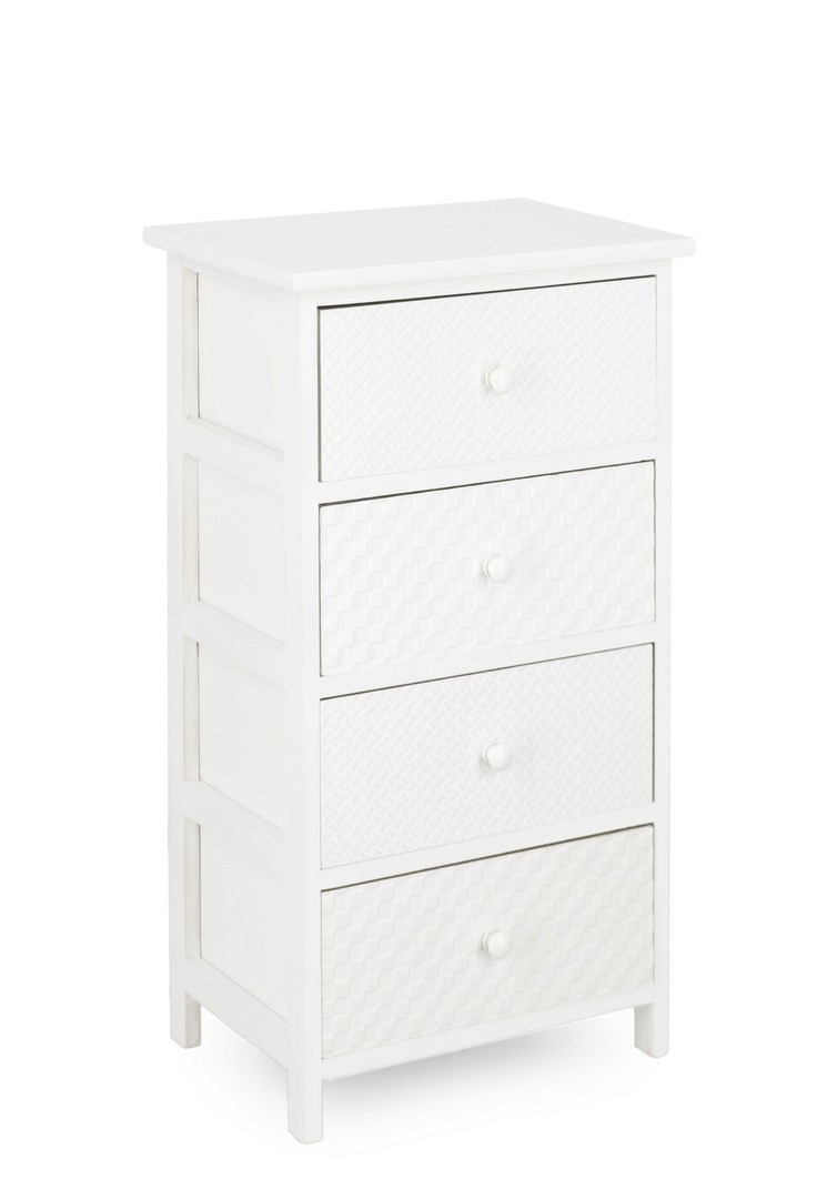 Komoda Nadya naturalna 40x29x73cm drewno paulownia Bizzotto