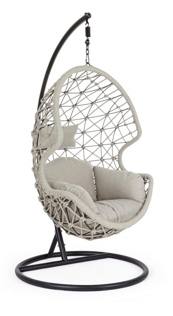 Fotel wiszący KELLY  Ø105 stalowy Bizzotto