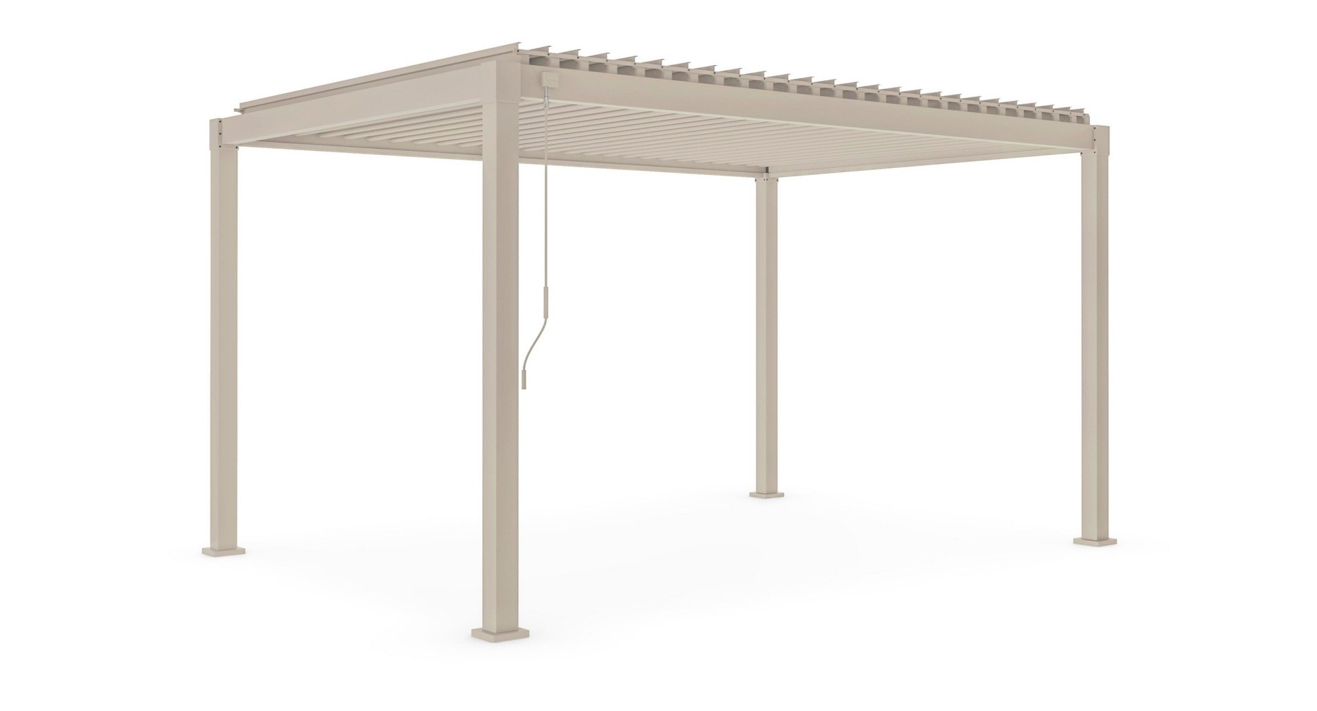 Pergola ogrodowa GARDA jedwabisty 400x300 z aluminium Bizzotto