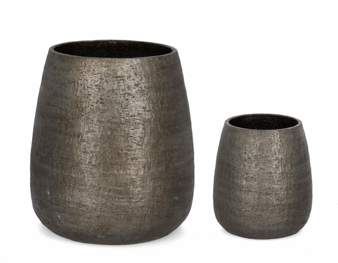 Zestaw donic ogrodowych EMEI szary Ø28,Ø46 z włókna szklanego i gliny Bizzotto