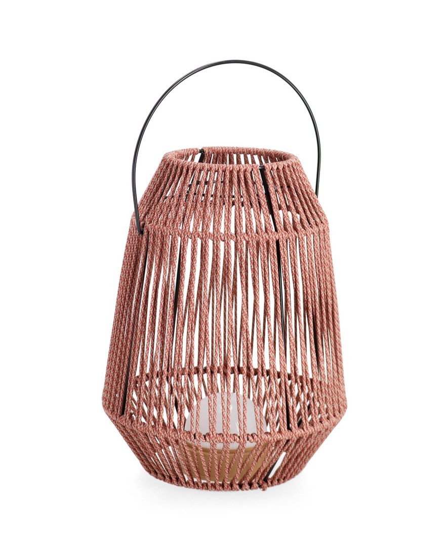 Latarnia solarna TAIKI czerwona Ø25 stalowa Bizzotto