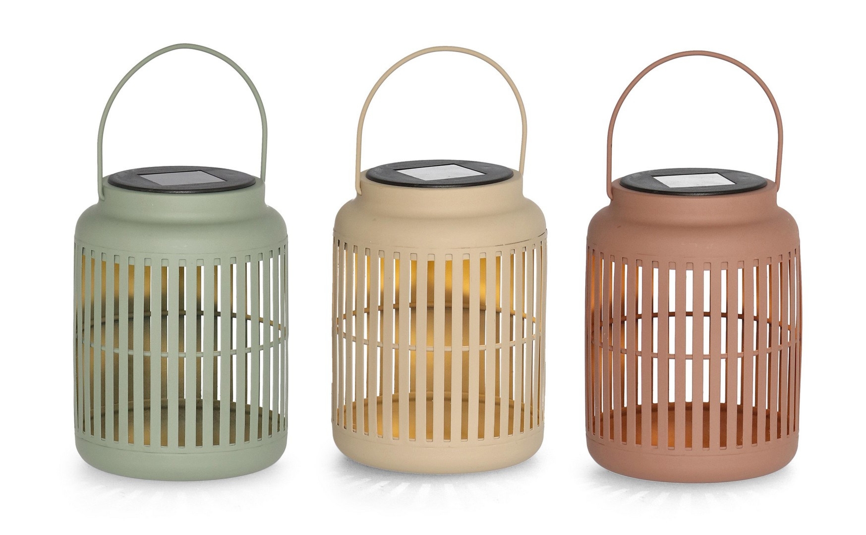 Zestaw latarnii solarnych ESTEL Ø12 stalowych Bizzotto