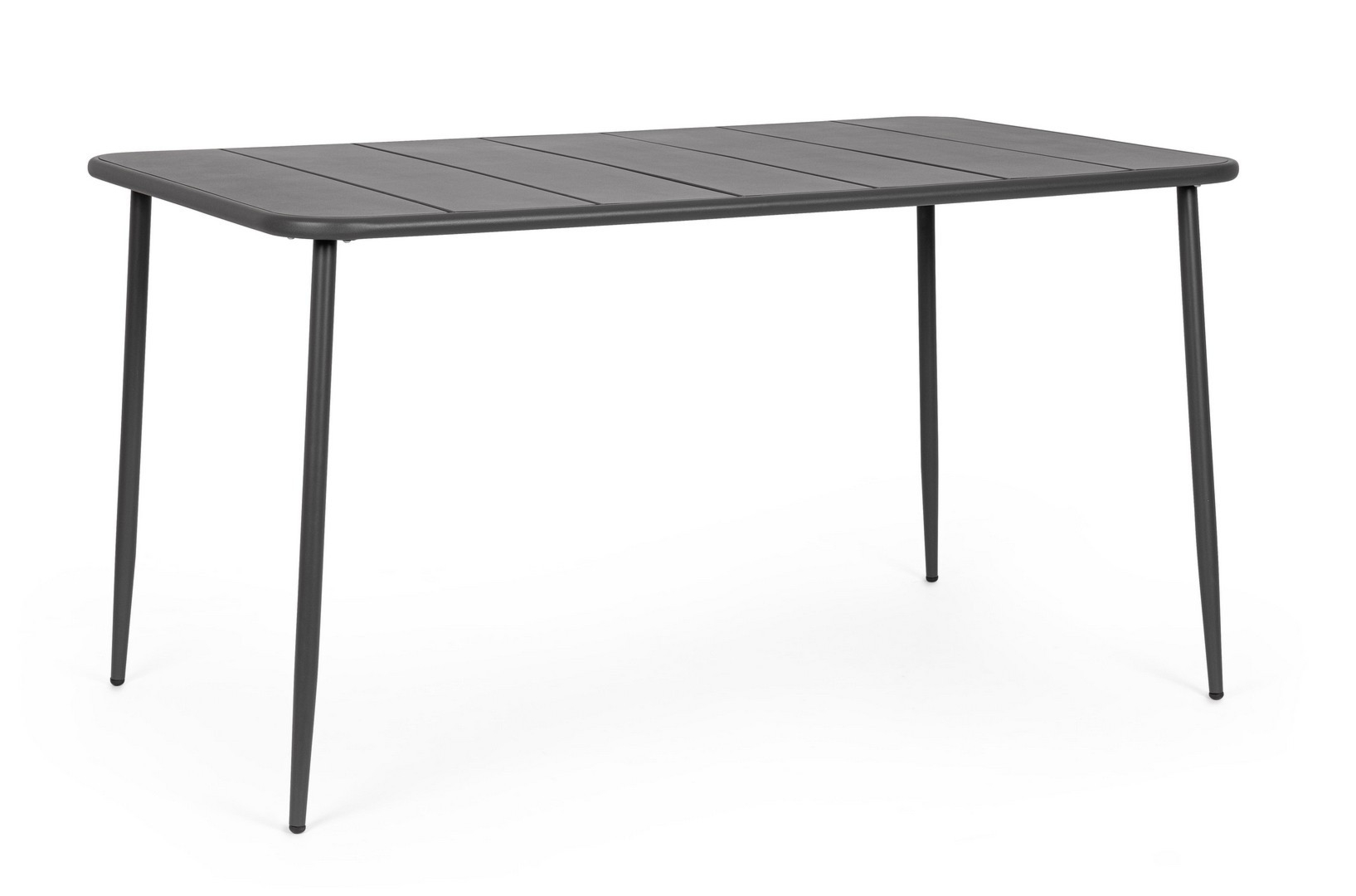 Stół ogrodowy YARA antracytowy 140x80 stalowy Bizzotto