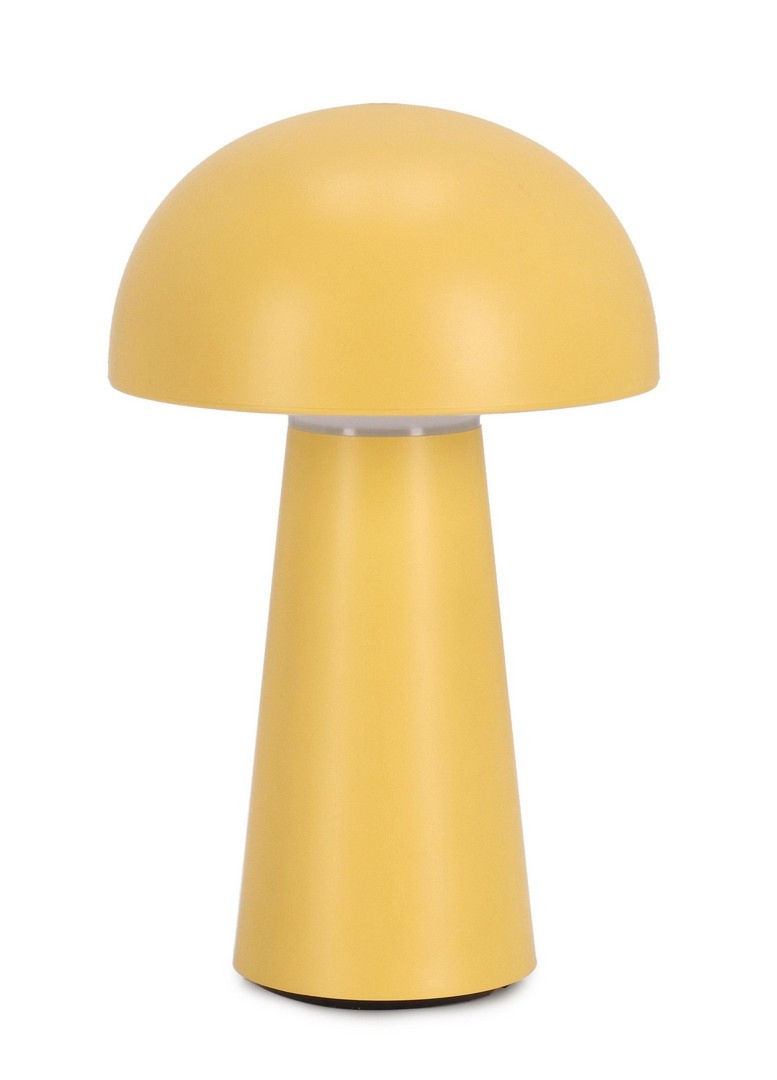 Lampa stołowa IDIRIAL żółta Ø13 z poliwęglanu Bizzotto