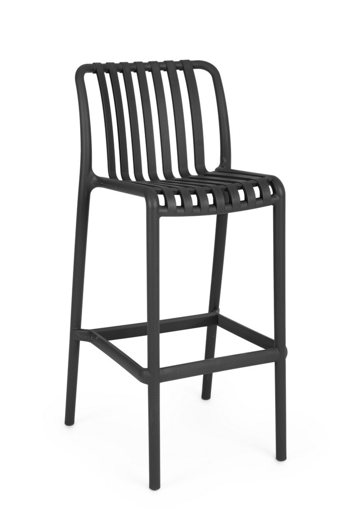 Hoker ogrodowy BILLIE czarny 38x47 z polipropylenu Bizzotto