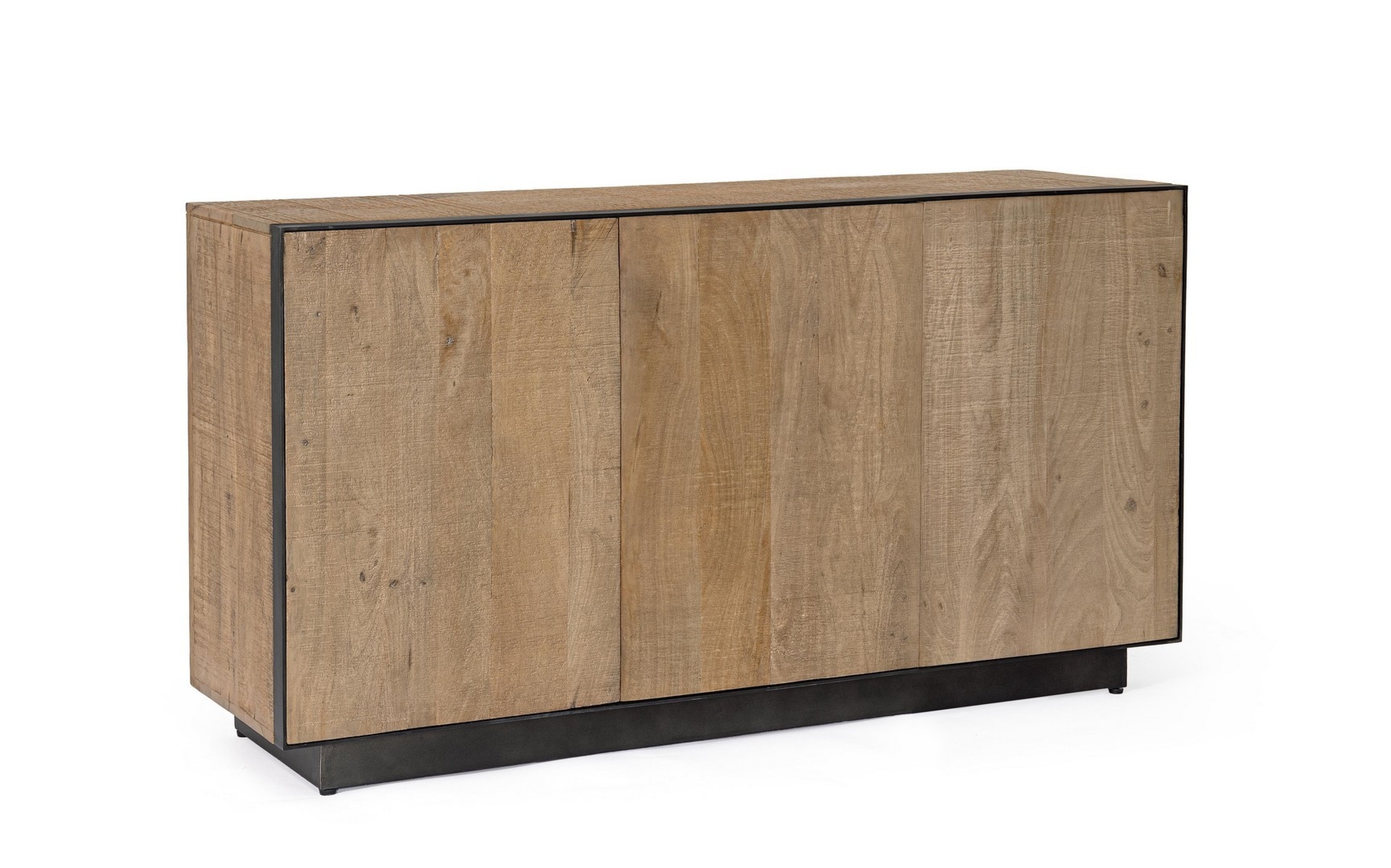 Kredens Harold naturalne mango 150x44x80cm drewno mango i stal Bizzotto