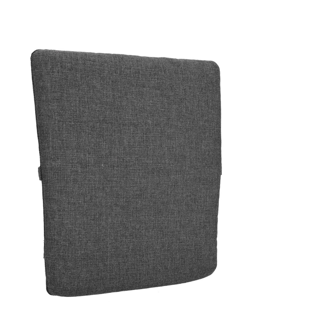 Poduszka oparciowa RAJADA ciemno-szara 44x48 wodoodporna olefinowa Bizzotto