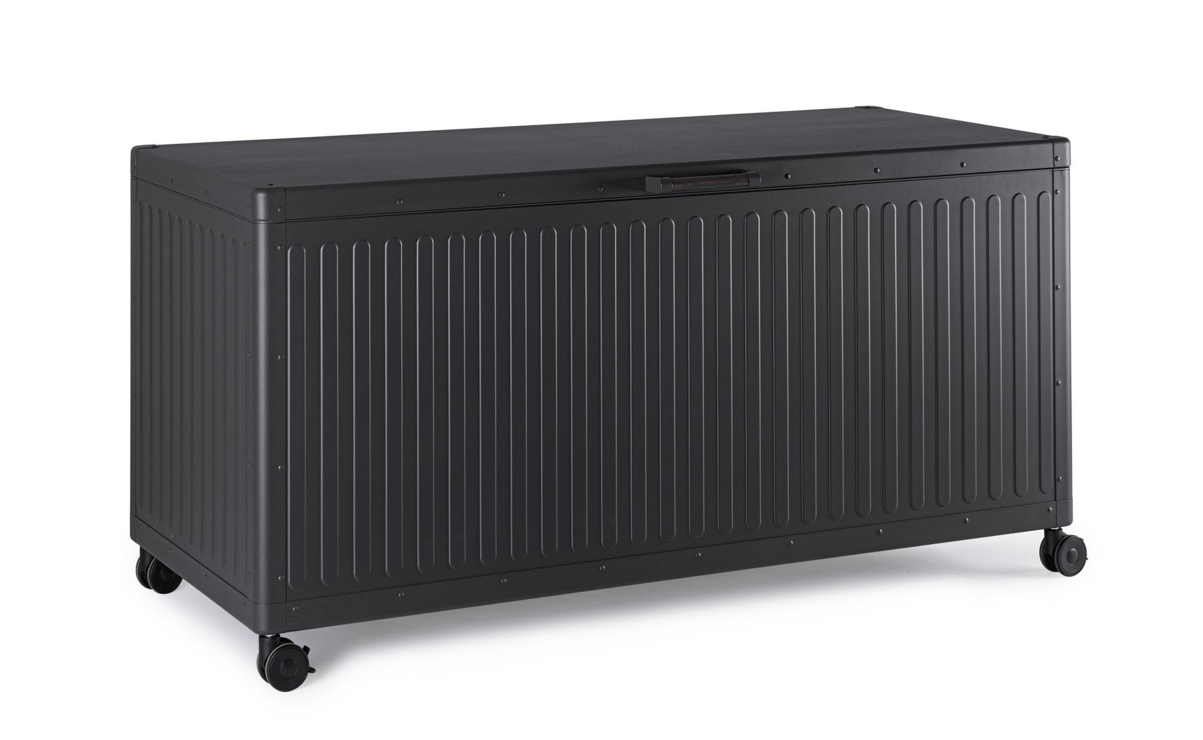 Skrzynia ogrodowa OCEAN antracytowa 141.6x72 aluminiowa Bizzotto