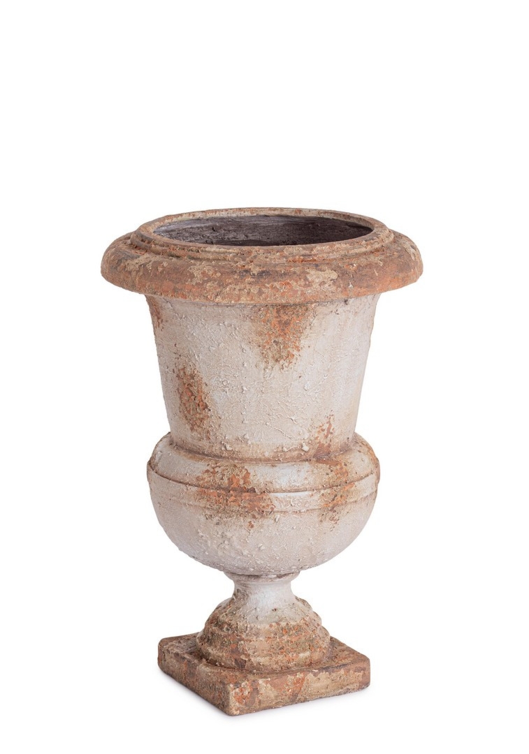 Wazon ręcznie wykonany SAIFUL beżowy Ø39 z magnezu Bizzotto