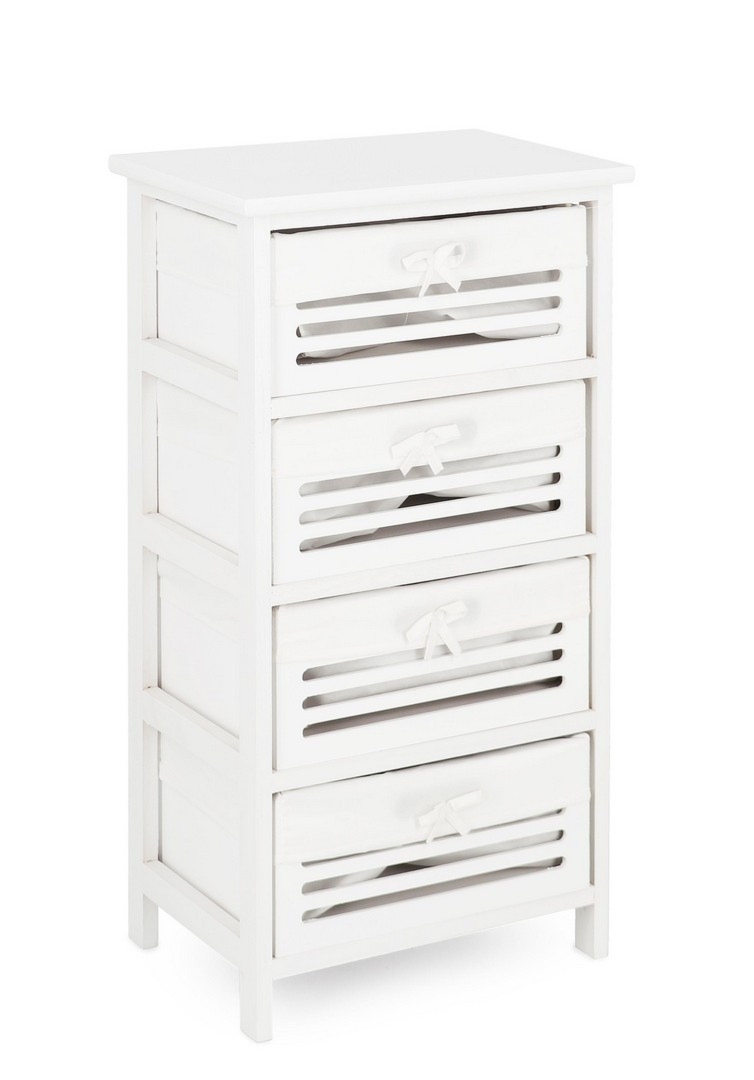 Komoda Leny naturalne 40x29x73cm drewno paulownia Bizzotto