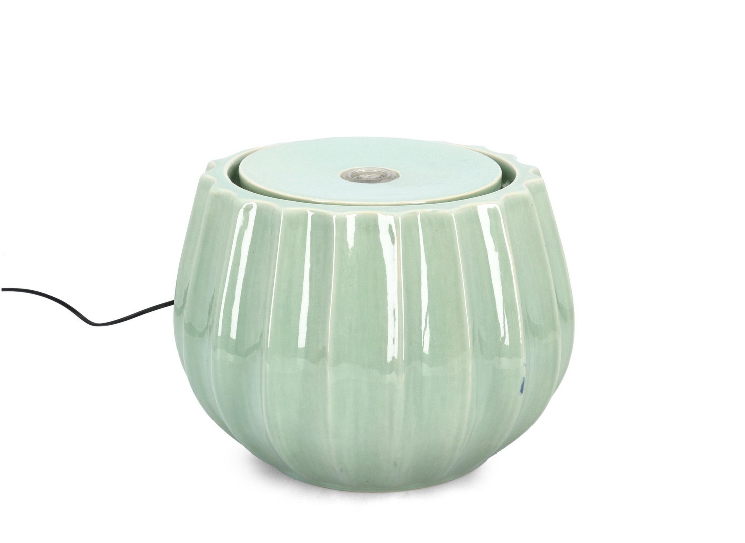 Fontanna ogrodowa ILYA zielona Ø35 ceramiczna Bizzotto