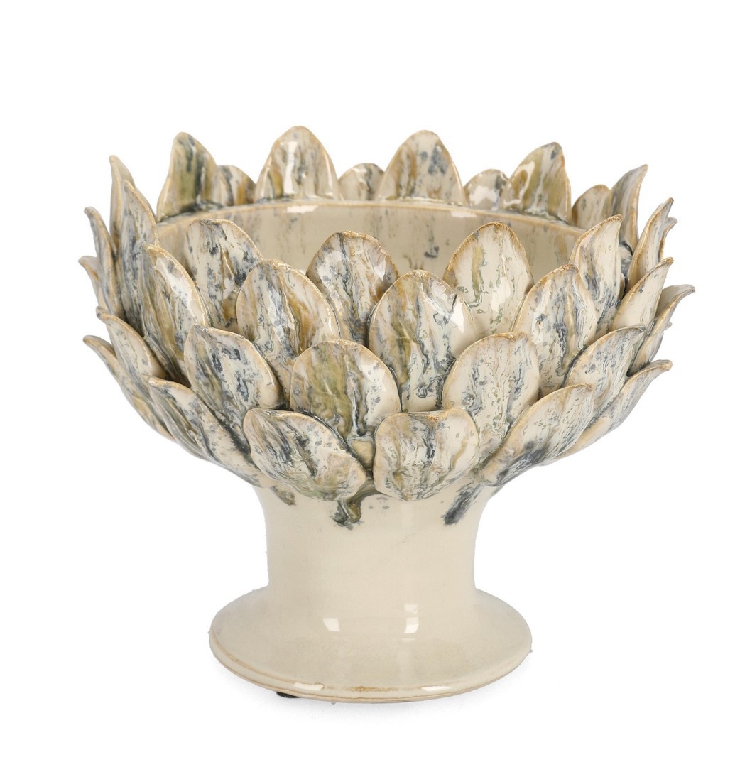 Stojak na ciasto ESMA zielony Ø27 z terakoty Bizzotto