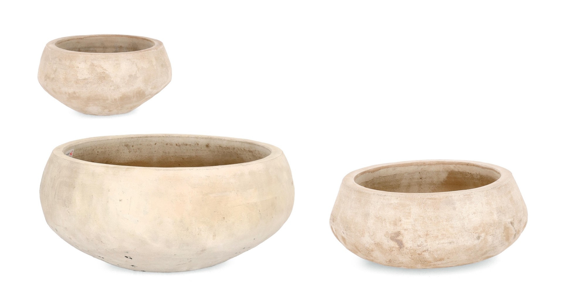 Zestaw donic ogrodowych MINH  terakota Ø22,Ø32,Ø40 z terakoty Bizzotto