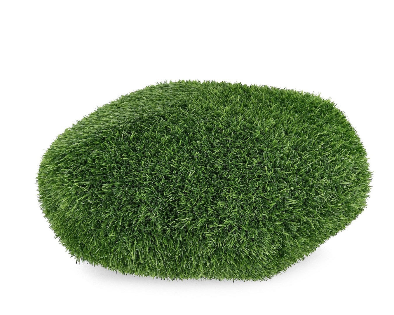 Dekoracja kamień z trawy syntetycznej OV zielony 41x33x21h PP Bizzotto