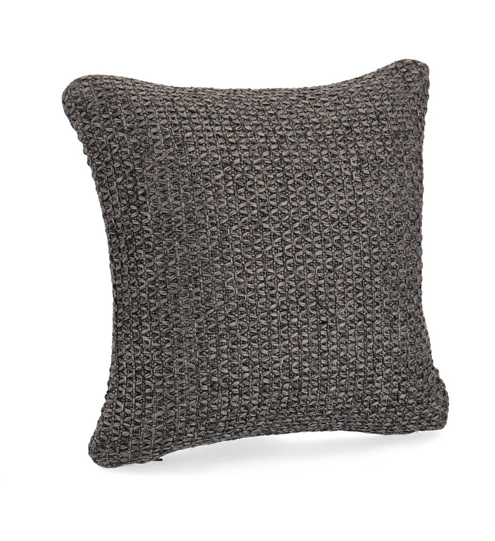 Poduszka outdoorowa DAYA szara 45x2.3x45 ręcznie robiona z polipropylenu Bizzotto