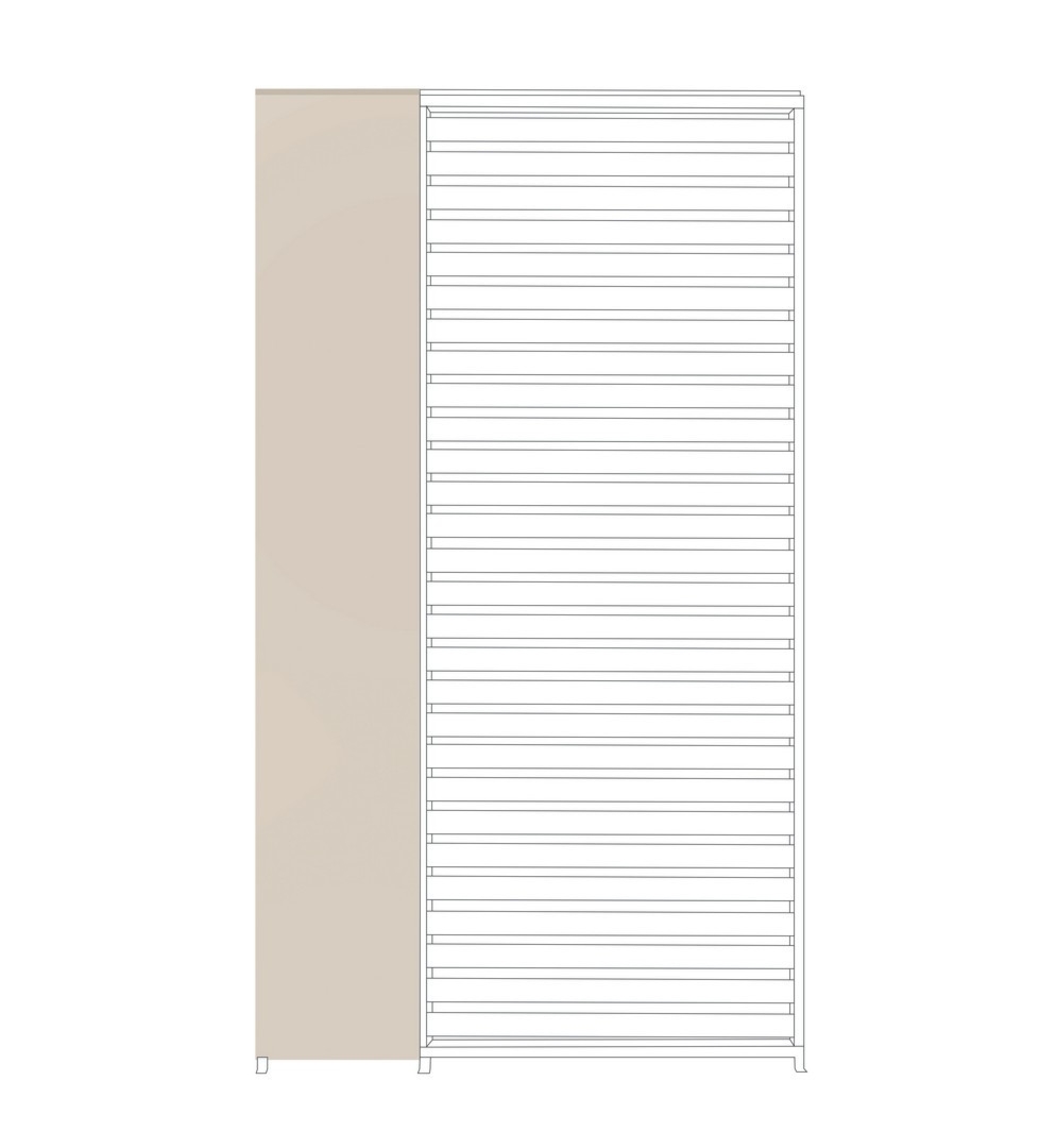 Panel pionowy do pergoli OCEAN jedwabisty 30.9x6 z aluminium Bizzotto