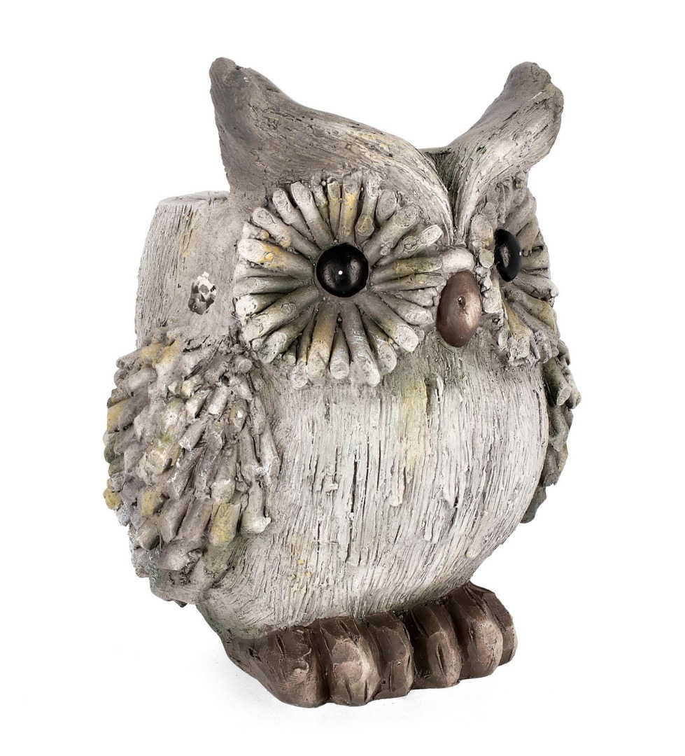 Figurka sowy OWL 25x22x31h z magnezu Bizzotto