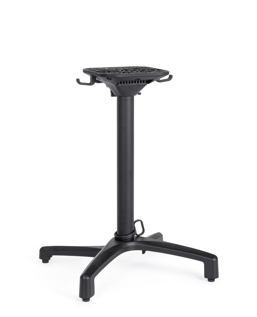 Nogi do stołu ogrodowego ELSA czarny 48x48 aluminiowe Bizzotto