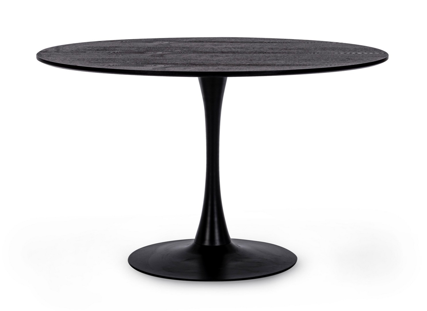 Stół Bloom czarny Ø120x75cm stal fornir MDF Bizzotto