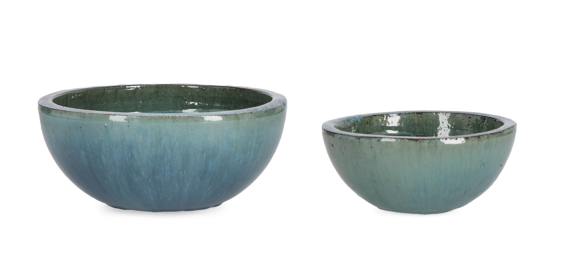 Zestaw donic ogrodowych QUANG niebiesko-zielona Ø29,Ø36 z terakoty Bizzotto