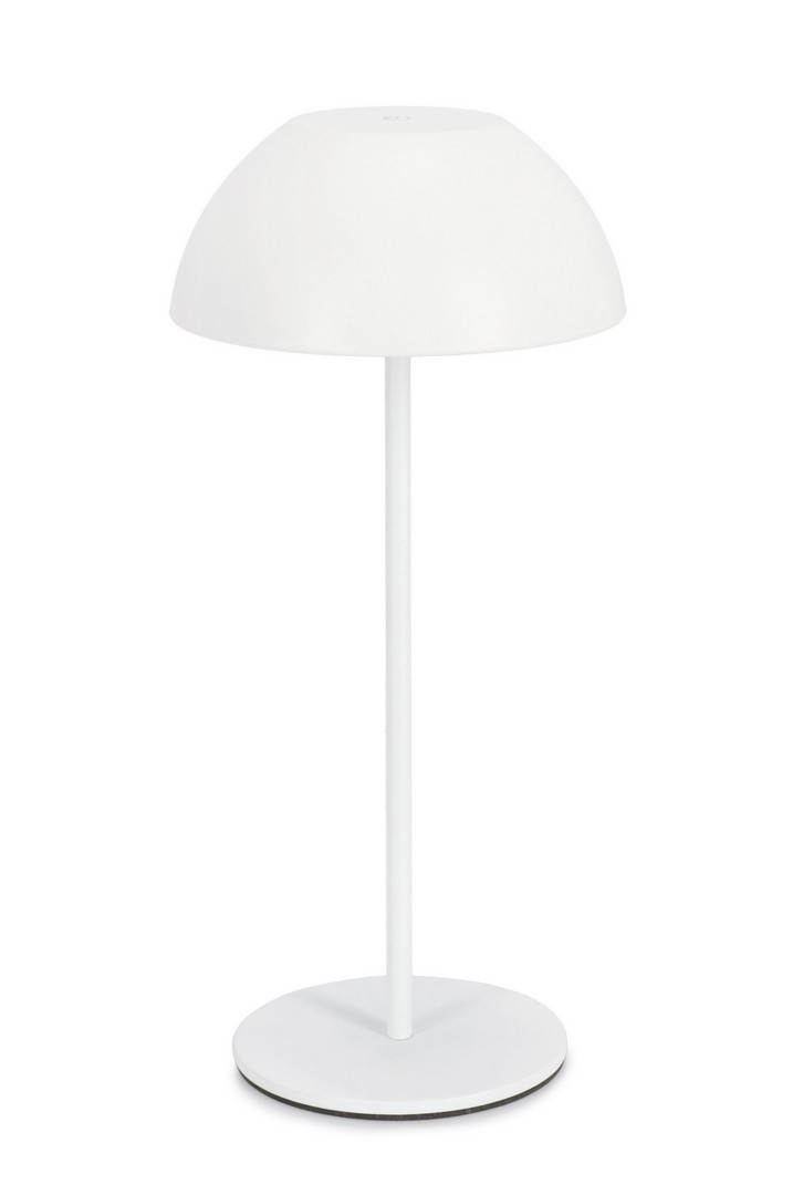 Lampa stołowa BEREN biała Ø13 metalowa Bizzotto