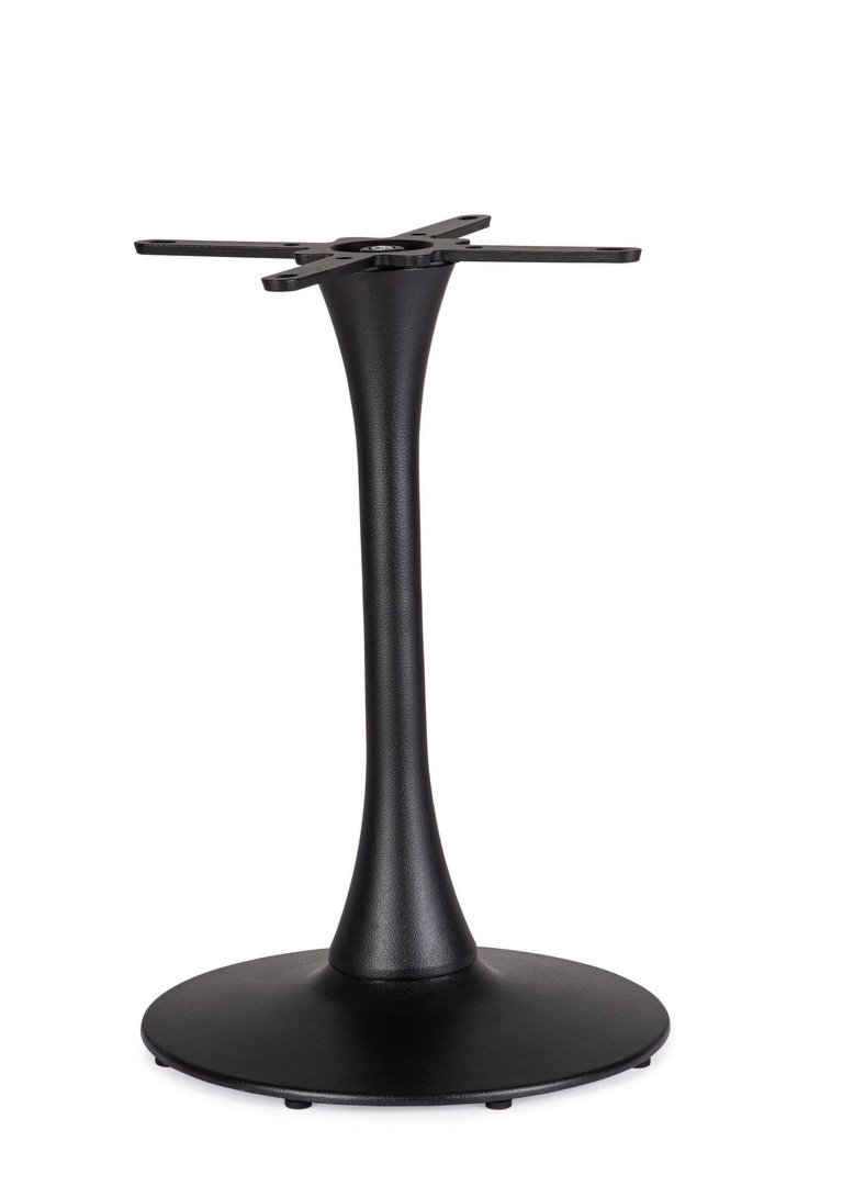 Stół Freya czarny Ø53x72 cm żeliwo Bizzotto