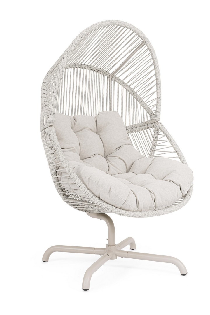 Fotel obrotowy PALAWAN  88x95 stalowy Bizzotto