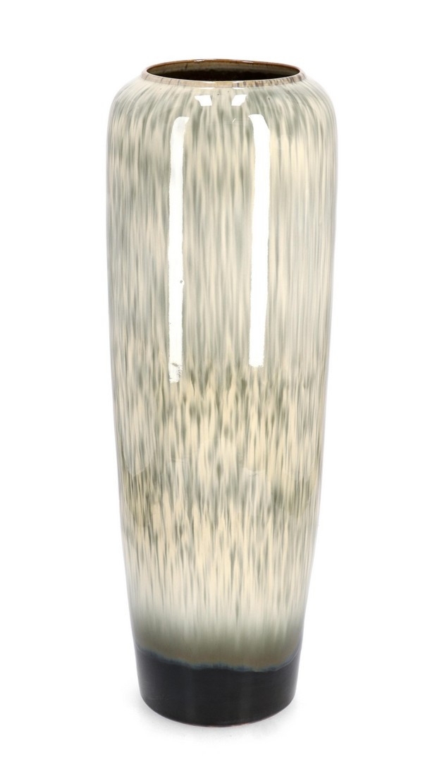 Wazon wykonany ręcznie COIRA beżowy Ø27 z terakoty Bizzotto