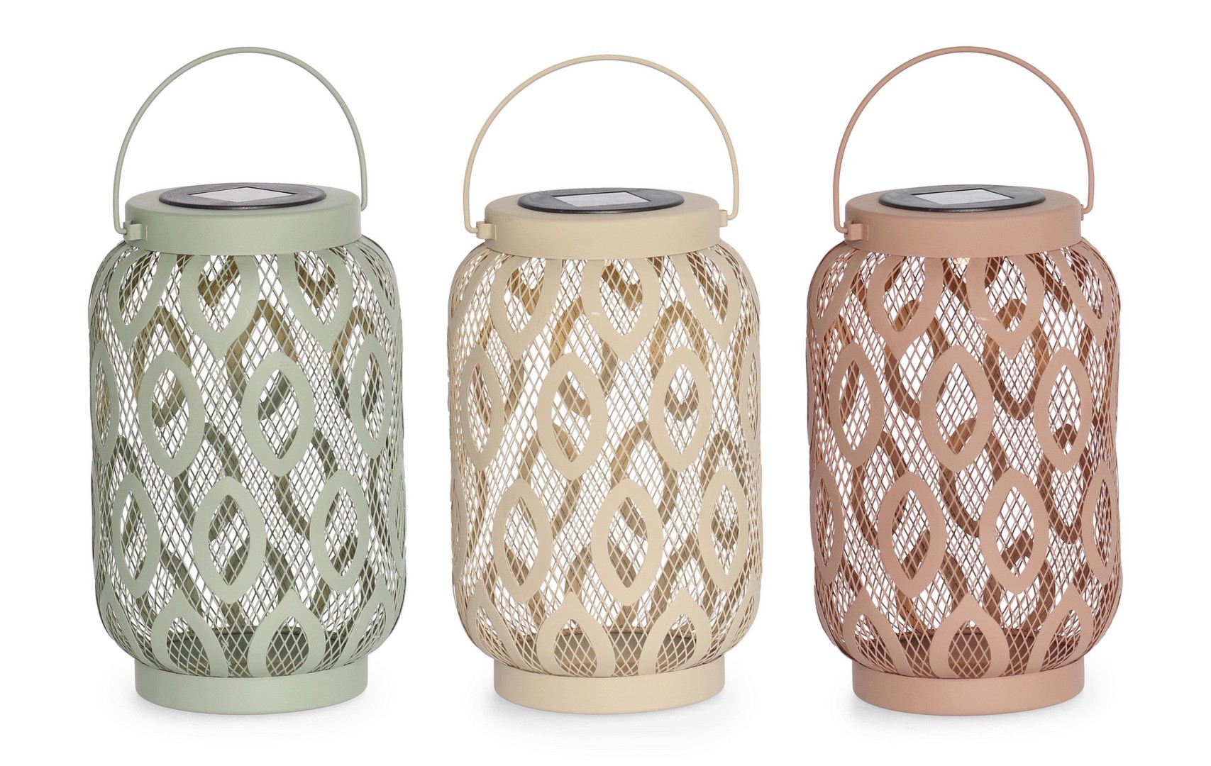 Zestaw latarnii solarnych ESTEL Ø16 stalowych Bizzotto