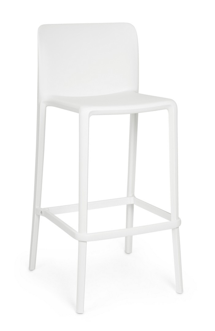 Hoker Chloris biały 48x44x102cm polipropylen Bizzotto