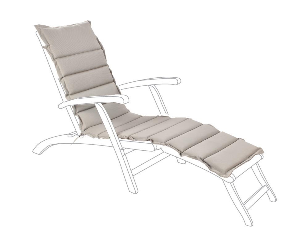 Poduszka na leżak PADDED beżowa 50x176 wodoodporna z poliestru Bizzotto