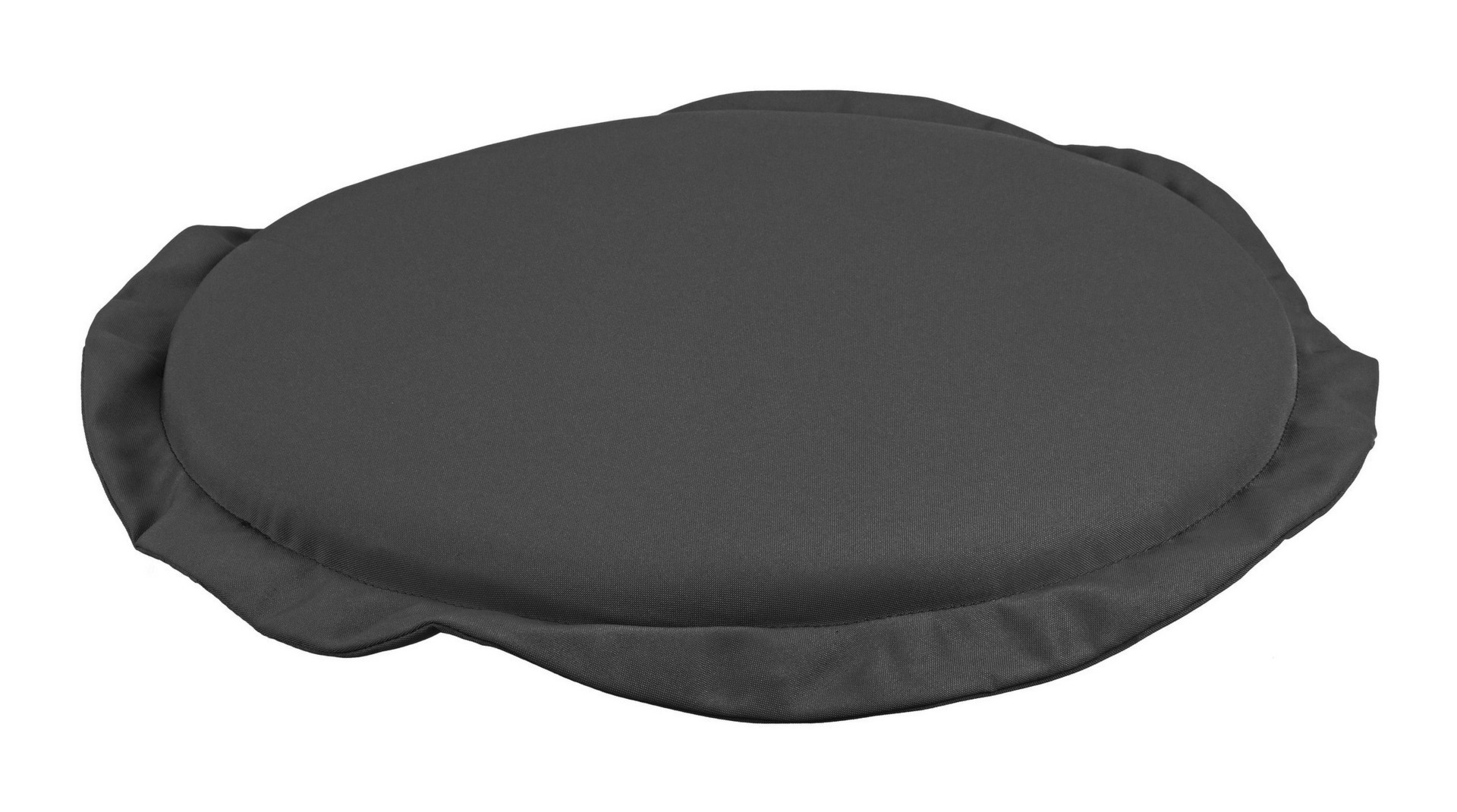 poduszka siedziskowa okrągła CHARCOAL antracytowa Ø42 wodoodporna olefinowa Bizzotto
