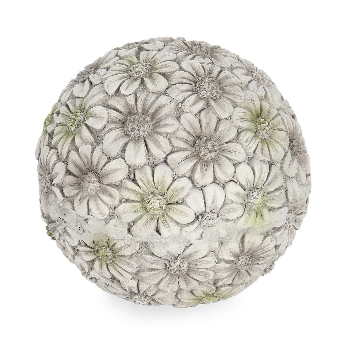 Dekoracyjna kula kwiatowa BLOSSY Ø20 z magnezu Bizzotto
