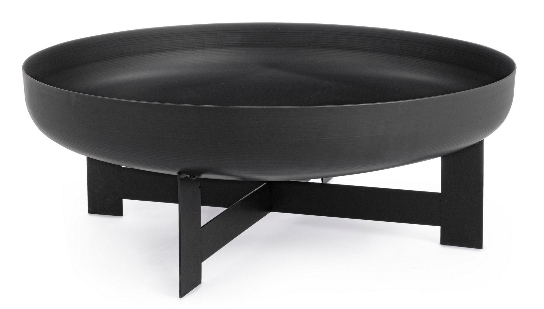 Palenisko ogrodowe EFESTO czarne Ø70 stalowe Bizzotto