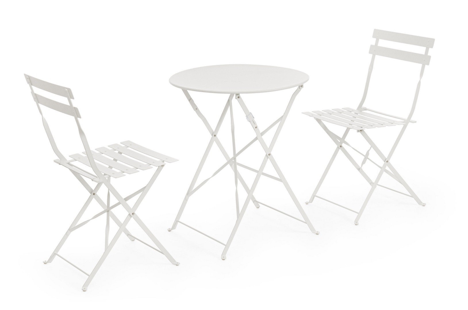 Zestaw balkonowy AUSTIN biały ze stali Bizzotto