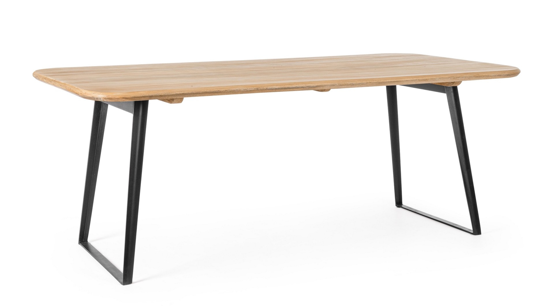 Stół Nashik naturalny 200x100x76cm blat z drewna mango Bizzotto