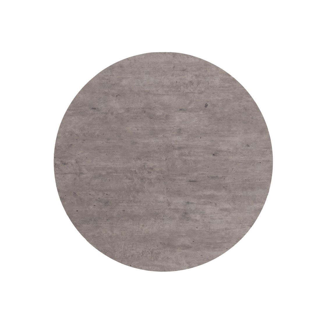 Blat stołu ogrodowego CEMENT Ø70 z laminatu HPL Bizzotto