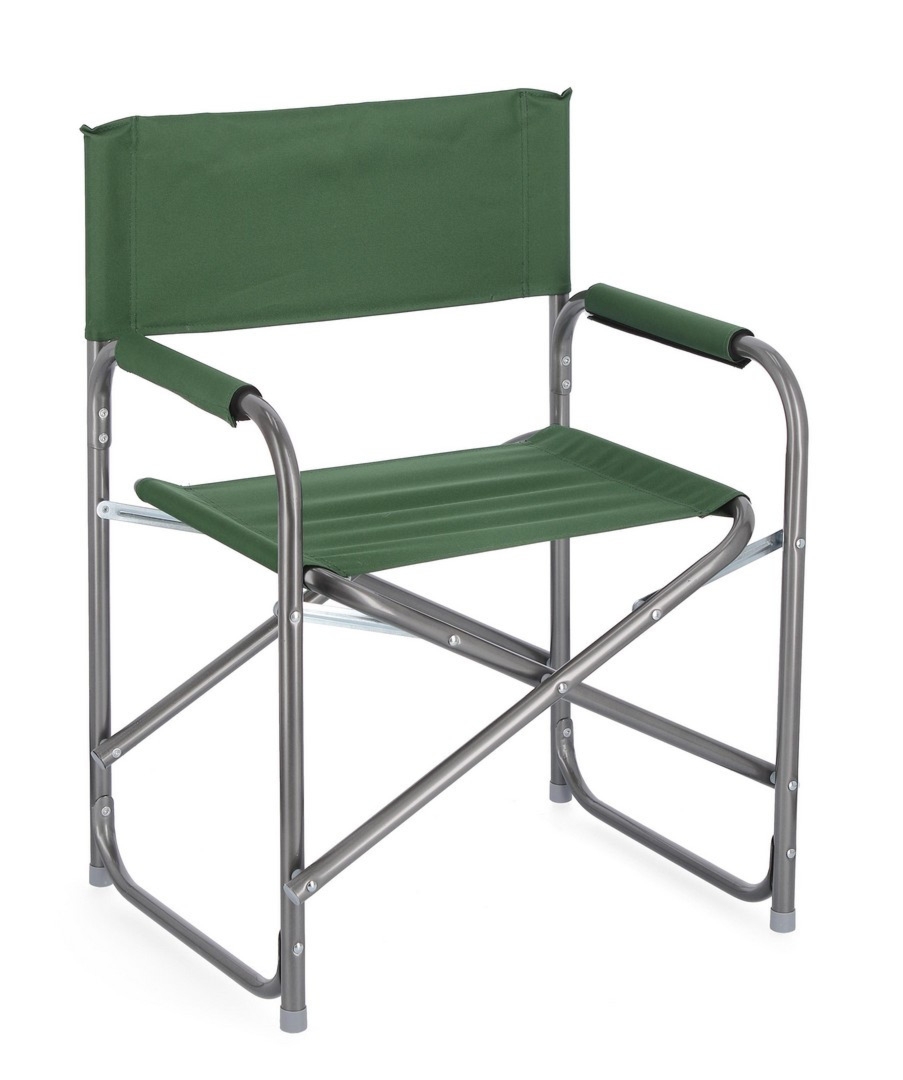 Krzesło kempingowe składane OLBIA zielone 56x47 z aluminium Bizzotto