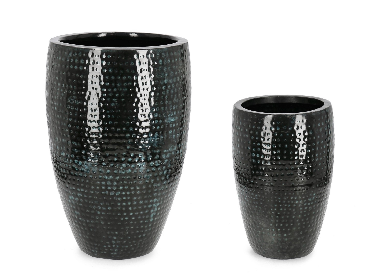 Zestaw donic ogrodowych ręcznie wykonanych NIRAD czarny Ø32,Ø45 metalowych Bizzotto