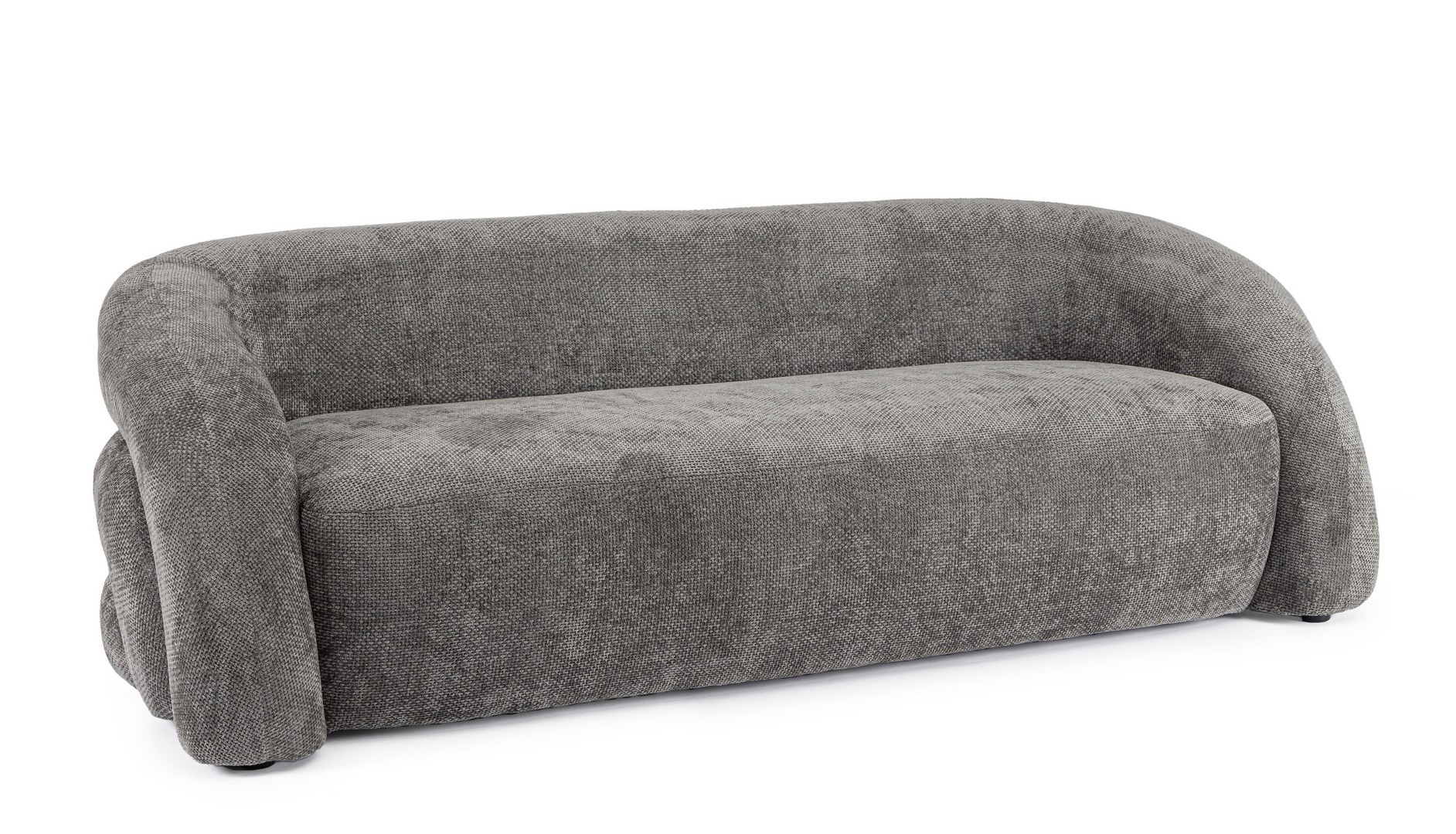 Sofa Clemence szary 200x89x61cm PET PU Bizzotto
