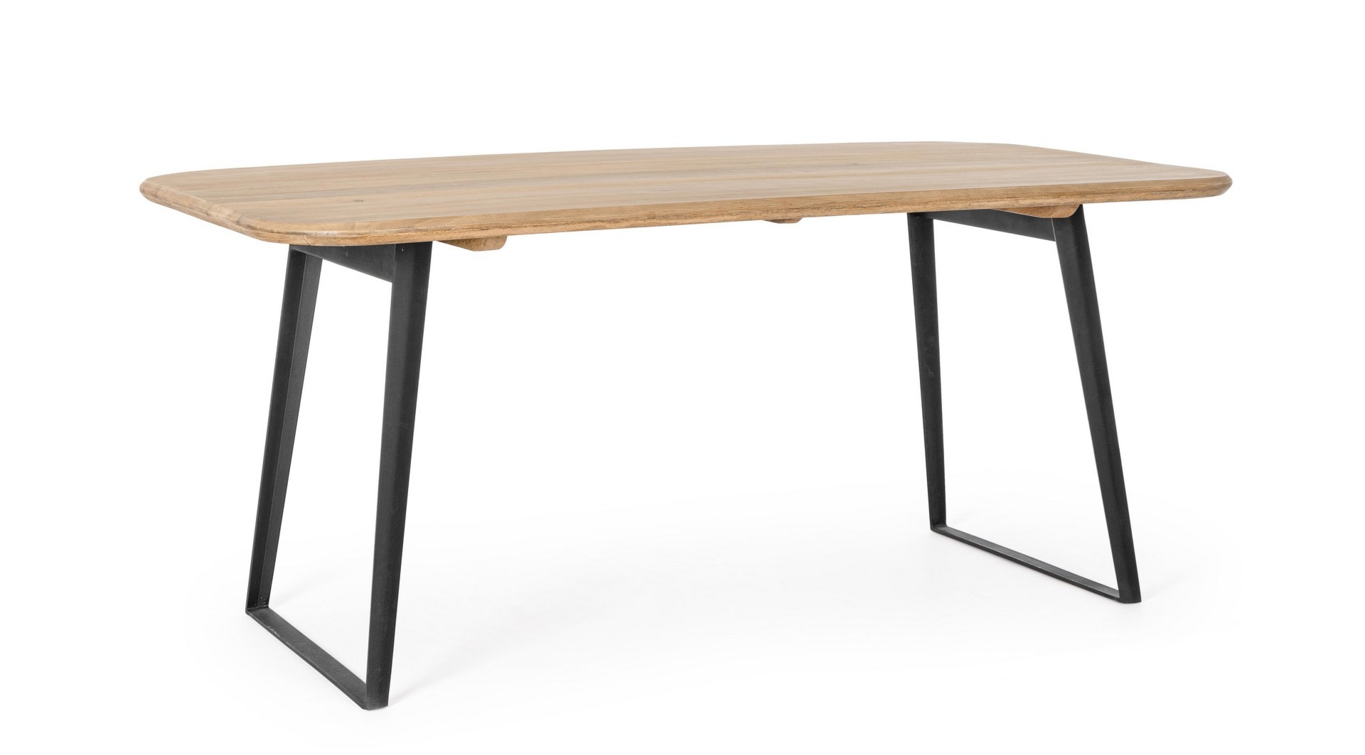 Stół Nashik brązowy 175x90x76cm drewno mango akrylowe Bizzotto