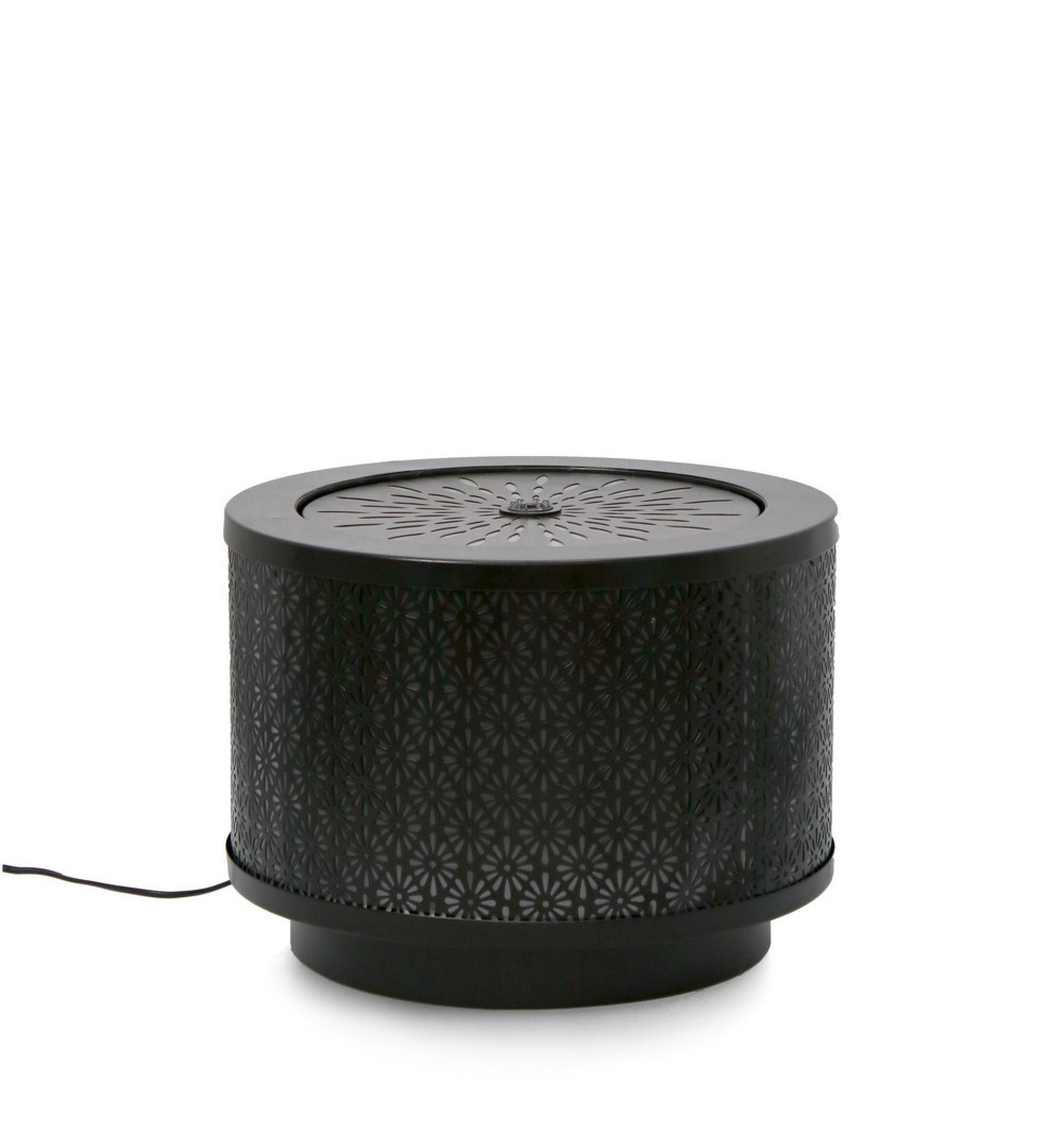 Fontanna ogrodowa MIKI czarna Ø40 metalowa Bizzotto