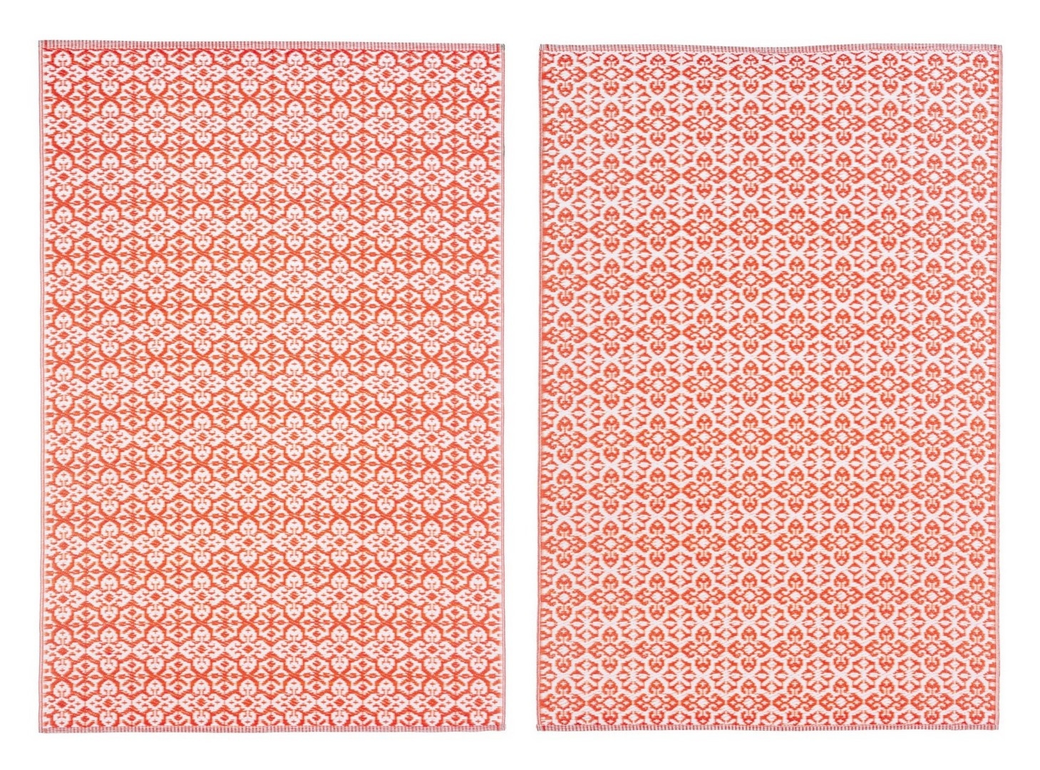 Dywan zewnętrzny TIRRENIA czerwono biały 120x180 z polipropylenu Bizzotto