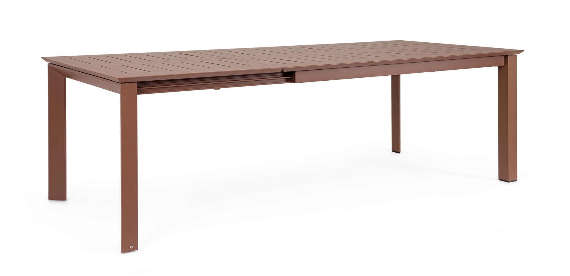 Stół ogrodowy rozkładany KONNOR miedziane 160-240x100 aluminiowy Bizzotto